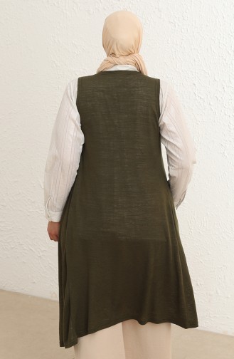 Khaki Waistcoats 8511-02