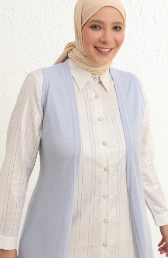 Blau Strickjacke 8511-05