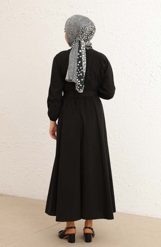 Black İslamitische Jurk 2289-01