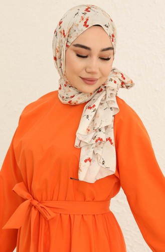 Robe Hijab Orange 2289-03