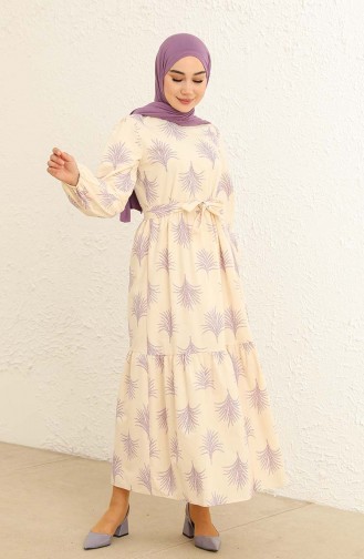 Lila Hijab Kleider 2314-01