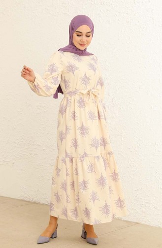 Lilac İslamitische Jurk 2314-01