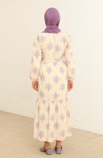 Lila Hijab Kleider 2314-01