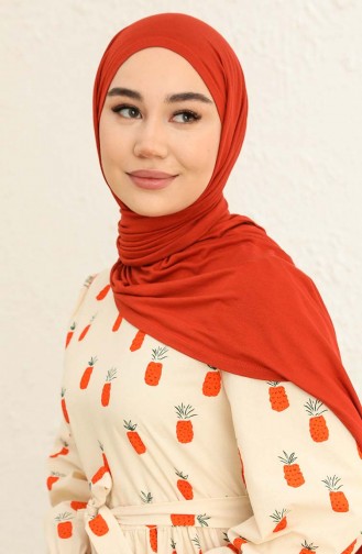 Orange Hijab Dress 2319-02