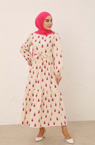 Lila Hijab Kleider 2319-04