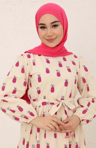 Lila Hijab Kleider 2319-04