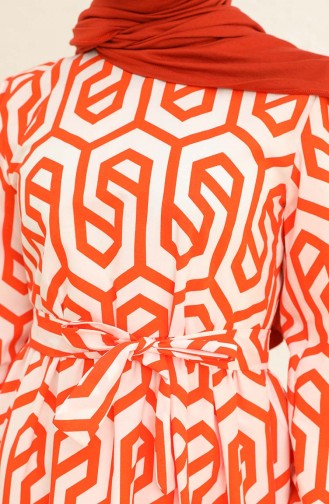فستان برتقالي 2335-03