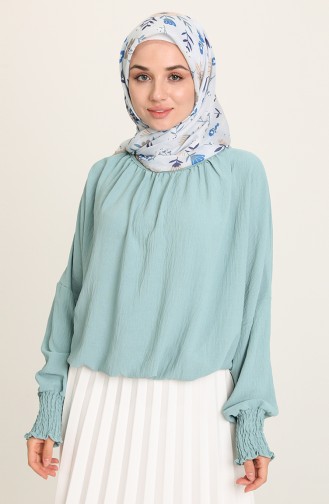 Mint green Blouse 10764-01