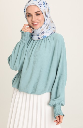 Mint green Blouse 10764-01