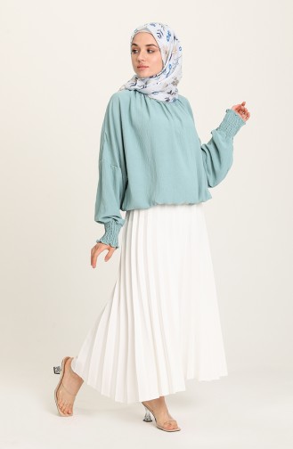 Mint green Blouse 10764-01