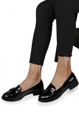 الأحذية الكاجوال أسود 0200-02