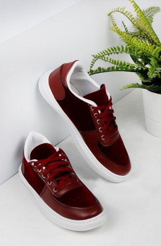 Claret Red Sneakers 0311-02