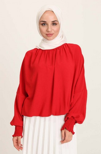 Rot Bluse 10764-06