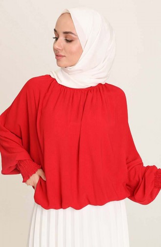 Rot Bluse 10764-06