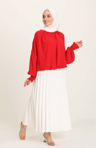Rot Bluse 10764-06