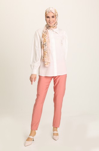 Dusty Rose Broek 1048-03