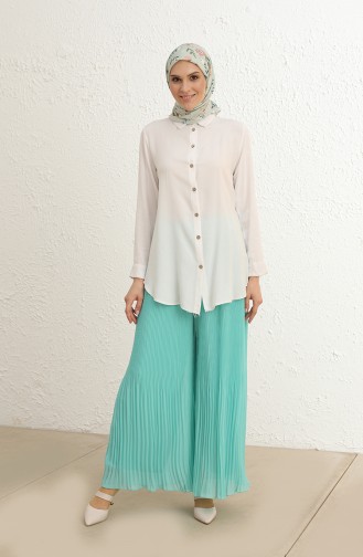 Mint Green Pants 4000A-09