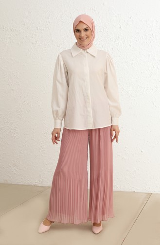 Beige-Rose Hose 4000A-10