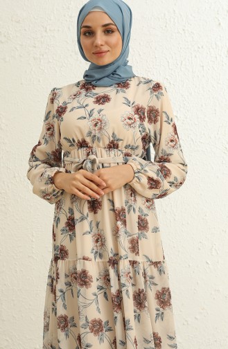 Robe Hijab Crème 4051-02