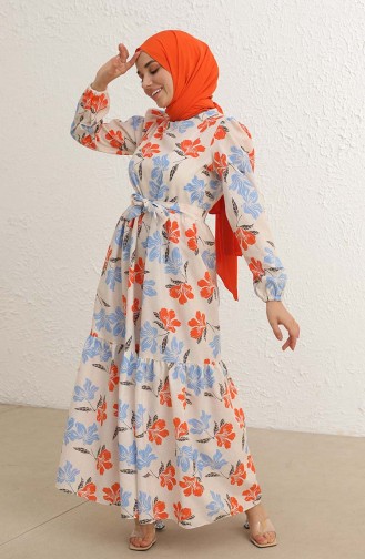Robe Hijab Orange 6010-04
