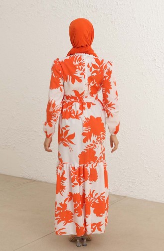 Robe Hijab Orange 6011-01