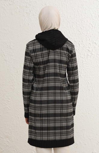 Kanguru Cepli Kapüşonlu Tunik 801033 Siyah