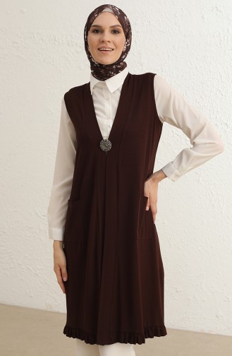 Brown Gilet 5068-01