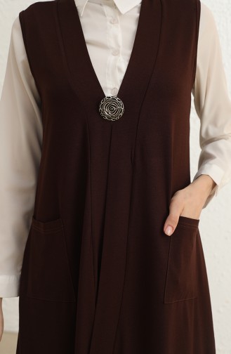 Brown Gilet 5068-01