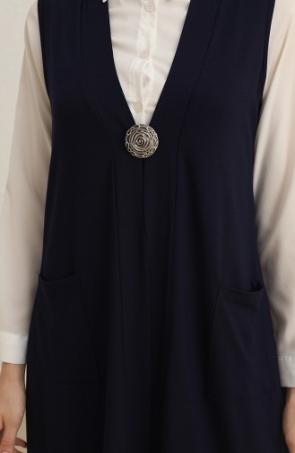 Navy Blue Waistcoats 5068-02