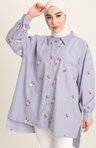 Indigo Overhemdblouse 228438-01