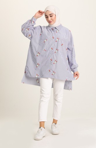 Indigo Overhemdblouse 228438-01