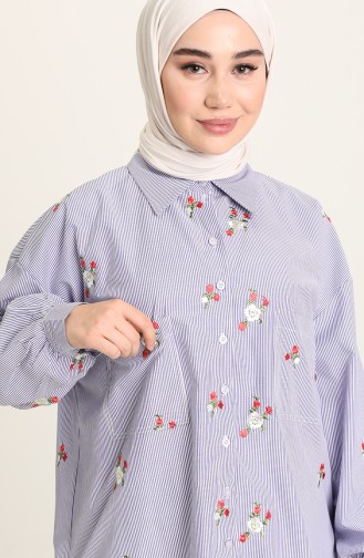 Indigo Overhemdblouse 228438-01