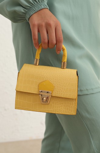 Sac D`épaule Jaune 0101-04