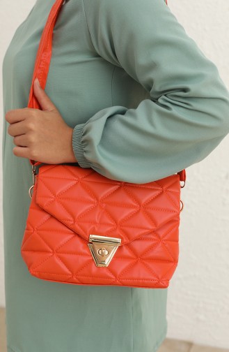 Sac D`épaule Orange 0111-03