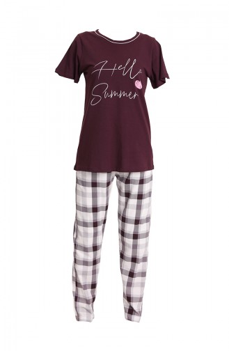 Zwetschge Pyjama 5764-02
