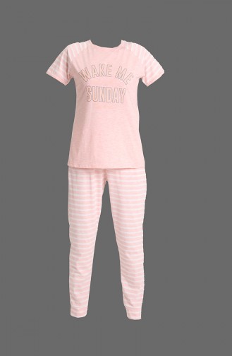 Pijama Takımı 5768-01 Pembe