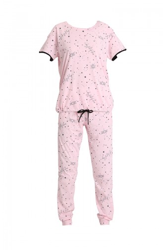Pijama Takımı 5777-01 Pembe