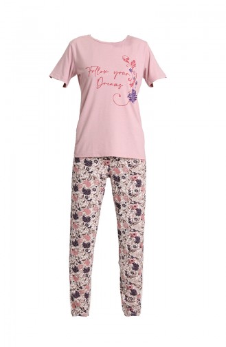 Pijama Takımı 5788-01 Pembe