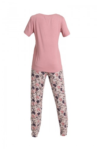 Beige-Rose Pyjama 5788-03