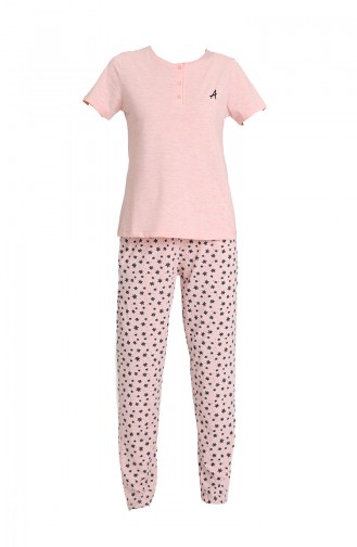 Pijama Takımı 5789-02 Pembe