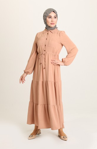 Robe Hijab Beige 5720-04