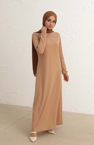 Mink Hijab Dress 2789-02