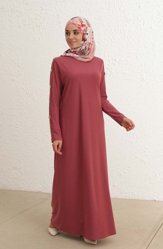 Dusty Rose Hijab Dress 2789-04