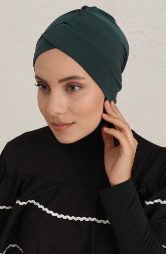 Smaragdgrün Schwimmmütze Bonnet 1029-07