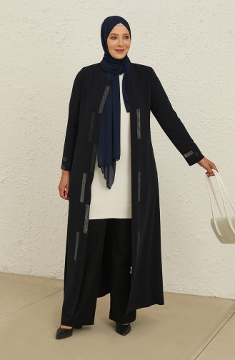 Navy Blue Abaya 5691-05