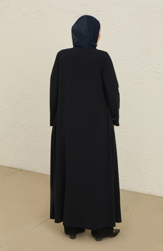 Navy Blue Abaya 5691-05