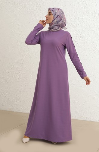 Tofisa Düz Elbise 2789-01 Lila