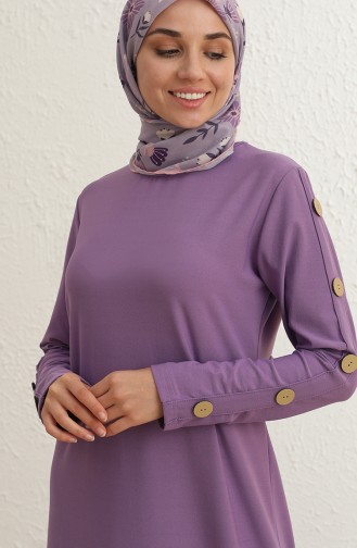 Tofisa Düz Elbise 2789-01 Lila