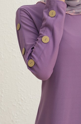 Tofisa Düz Elbise 2789-01 Lila