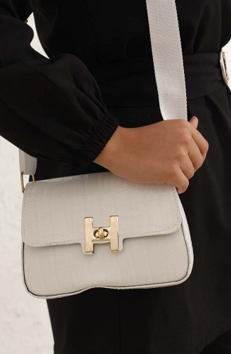 White Shoulder Bags 0104-03
